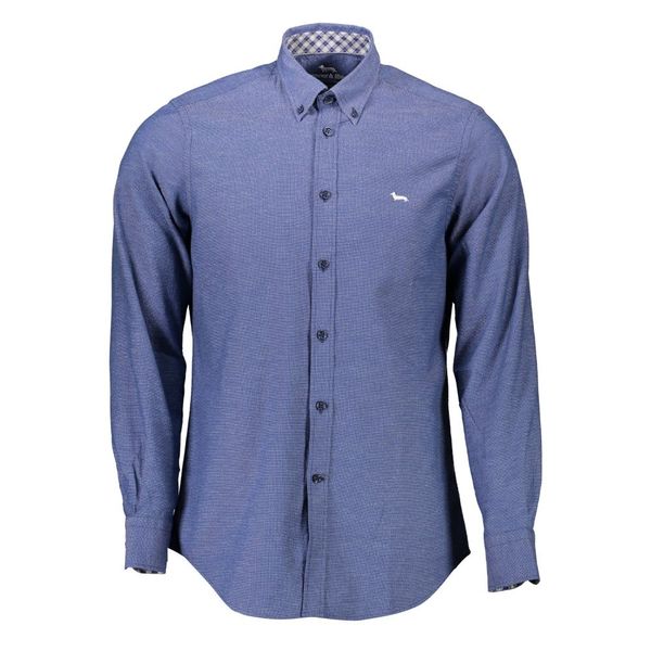 Harmont and Blaine HARMONT &amp; BLAINE MEN'S BLUE LONG SLEEVE SHIRT