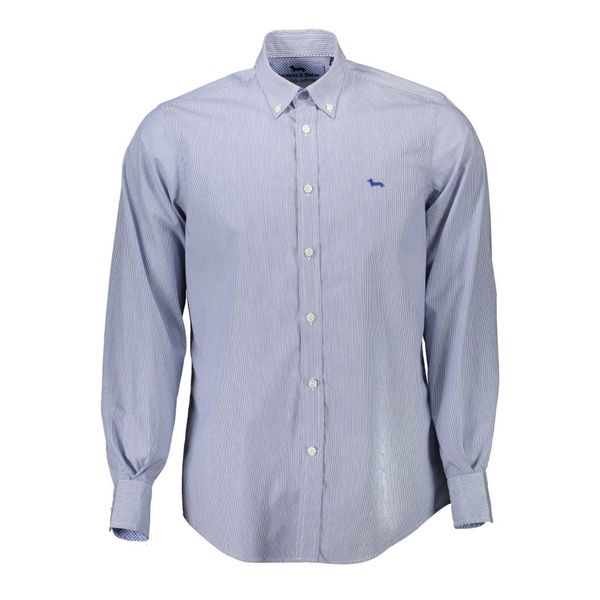 Harmont and Blaine HARMONT &amp; BLAINE MEN'S BLUE LONG SLEEVE SHIRT