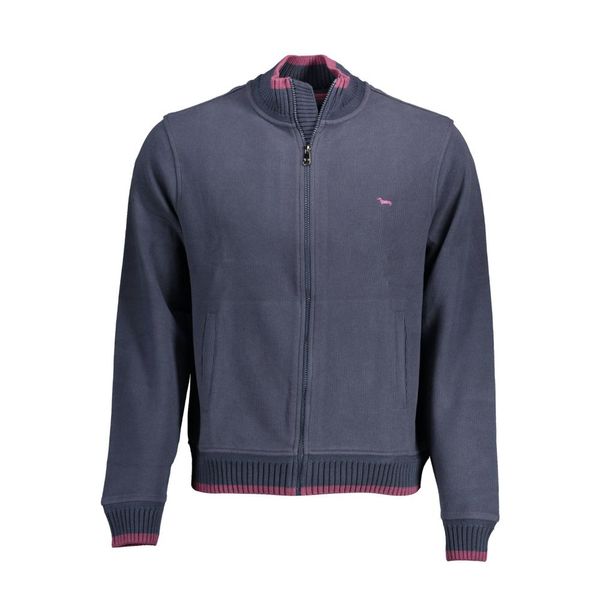 Harmont and Blaine HARMONT &amp; BLAINE MEN'S BLUE SWEATSHIRT WITH ZIP