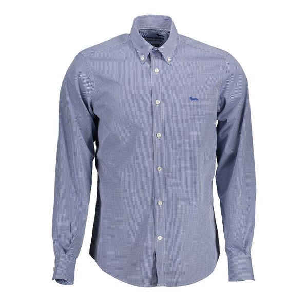 Harmont and Blaine HARMONT &amp; BLAINE MEN'S LONG SLEEVE SHIRT BLUE