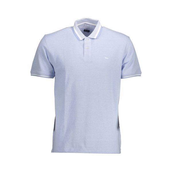 Harmont and Blaine HARMONT &amp; BLAINE MEN'S SHORT SLEEVE BLUE POLO SHIRT