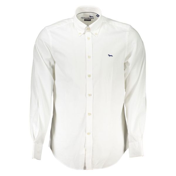 Harmont and Blaine HARMONT &amp; BLAINE MEN'S WHITE LONG SLEEVE SHIRT