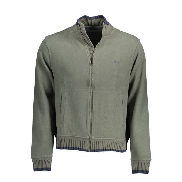 Harmont and Blaine HARMONT &amp; BLAINE SWEATSHIRT WITH ZIP MAN GREEN