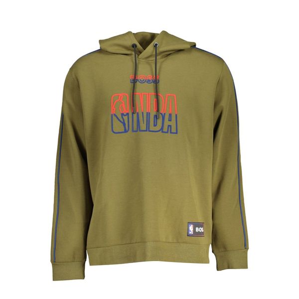 Hugo Boss HUGO BOSS MAN GREEN SWEATSHIRT WITHOUT ZIP