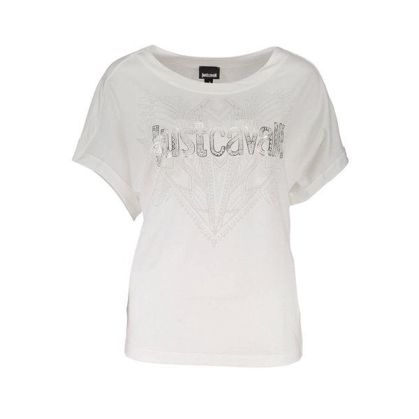 Just Cavalli JUST CAVALLI WOMEN'S SHORT SLEEVE T-SHIRT WHITE