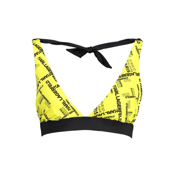 Karl Lagerfeld KARL LAGERFELD BEACHWEAR SWIMSUIT PARTS ABOVE YELLOW WOMAN
