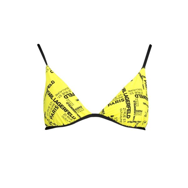 Karl Lagerfeld KARL LAGERFELD BEACHWEAR SWIMSUIT PARTS ABOVE YELLOW WOMAN