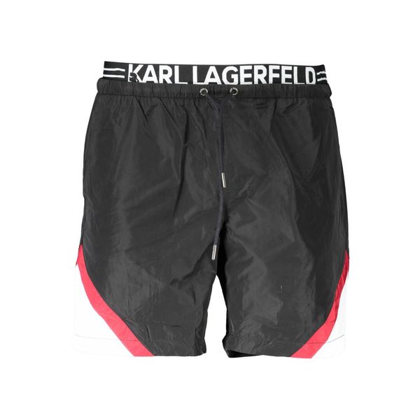 Karl Lagerfeld KARL LAGERFELD BEACHWEAR SWIMSUIT PARTS UNDER MAN BLACK