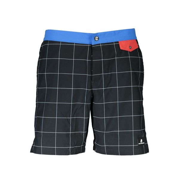 Karl Lagerfeld KARL LAGERFELD BEACHWEAR SWIMSUIT PARTS UNDER MAN BLACK