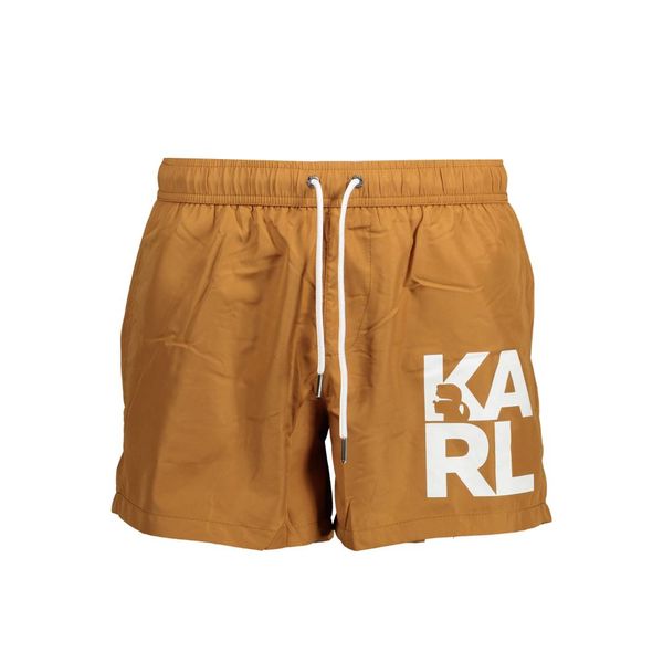 Karl Lagerfeld KARL LAGERFELD BEACHWEAR SWIMSUIT PARTS UNDER MAN BROWN