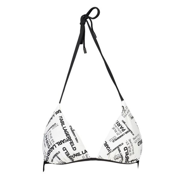 Karl Lagerfeld KARL LAGERFELD BEACHWEAR SWIMSUIT TOP WOMAN WHITE