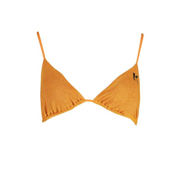 Karl Lagerfeld KARL LAGERFELD BEACHWEAR TOP WOMEN'S COSTUME ORANGE