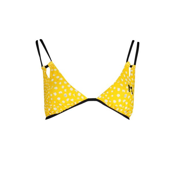 Karl Lagerfeld KARL LAGERFELD BEACHWEAR TOP WOMEN'S COSTUME YELLOW