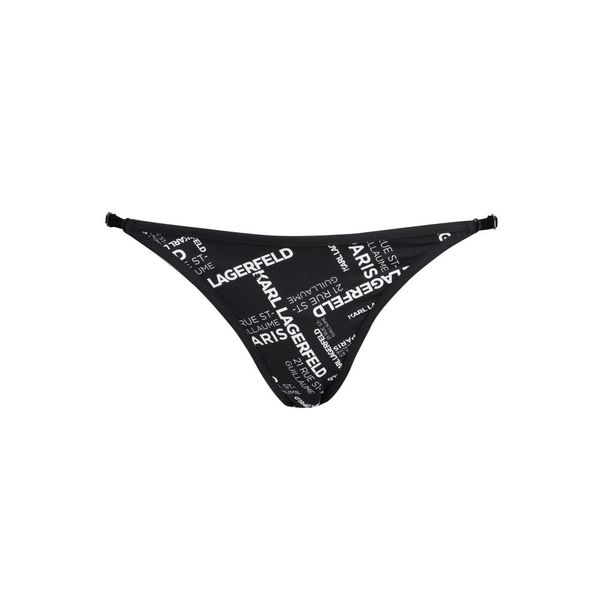 Karl Lagerfeld KARL LAGERFELD BEACHWEAR WOMEN'S BOTTOM SWIMSUIT BLACK