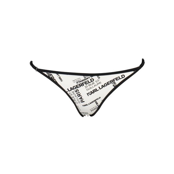 Karl Lagerfeld KARL LAGERFELD BEACHWEAR WOMEN'S BOTTOM SWIMSUIT WHITE