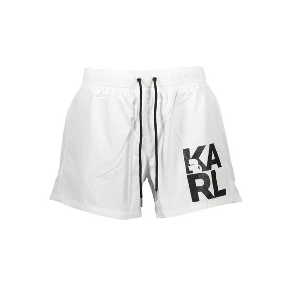 Karl Lagerfeld KARL LAGERFELD SWIMSUIT PARTS UNDER MAN WHITE