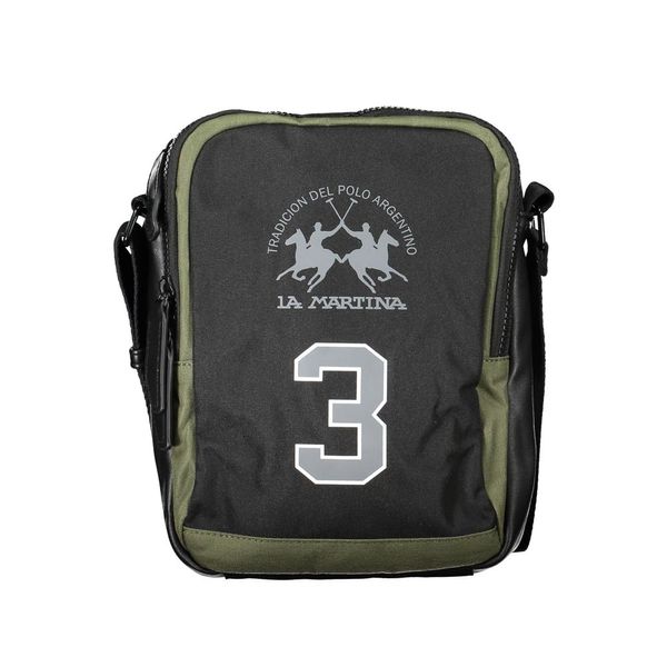 La Martina LA MARTINA BLACK MAN SHOULDER BAG