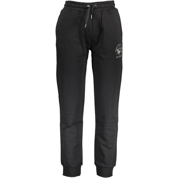 La Martina LA MARTINA BLACK MAN TROUSERS