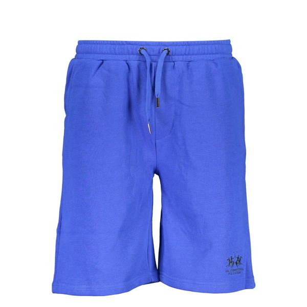 La Martina LA MARTINA BLUE MEN'S BERMUDA PANTS