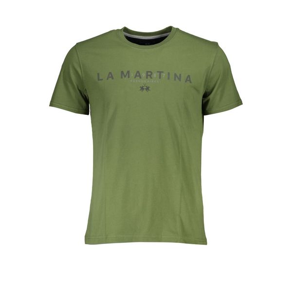 La Martina LA MARTINA GREEN MEN'S SHORT SLEEVE T-SHIRT