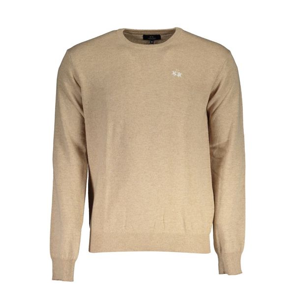 La Martina LA MARTINA MAN BEIGE SWEATER