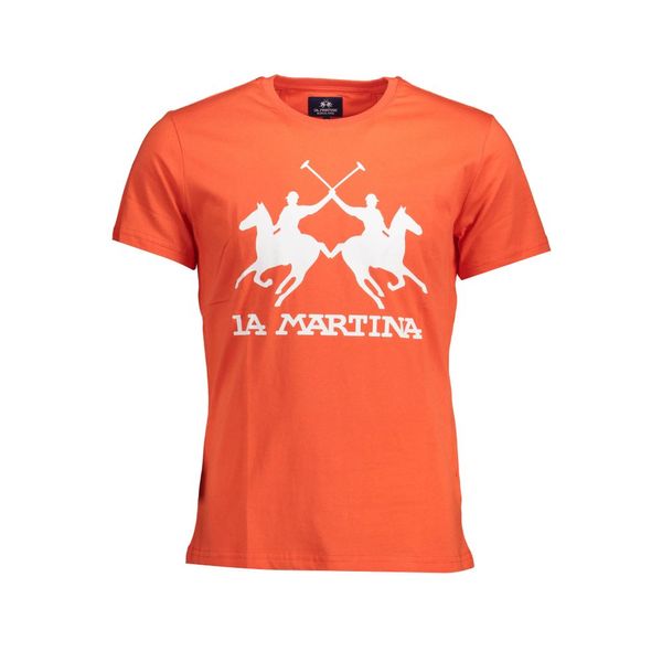 La Martina LA MARTINA MAN SHORT SLEEVE T-SHIRT ORANGE