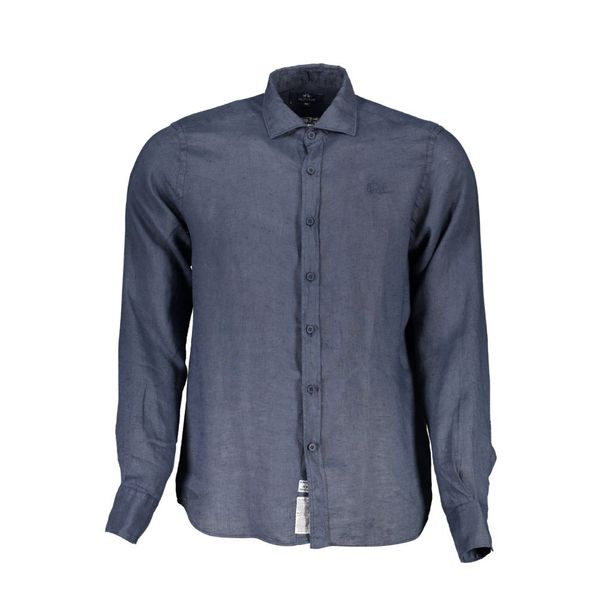 La Martina LA MARTINA MEN'S BLUE LONG SLEEVE SHIRT