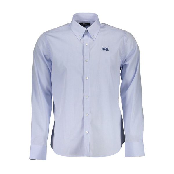 La Martina LA MARTINA MEN'S LONG SLEEVE SHIRT BLUE
