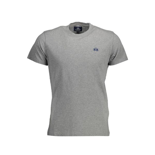La Martina LA MARTINA MEN'S SHORT SLEEVE T-SHIRT GRAY