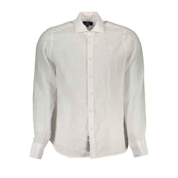 La Martina LA MARTINA MEN'S WHITE LONG SLEEVE SHIRT