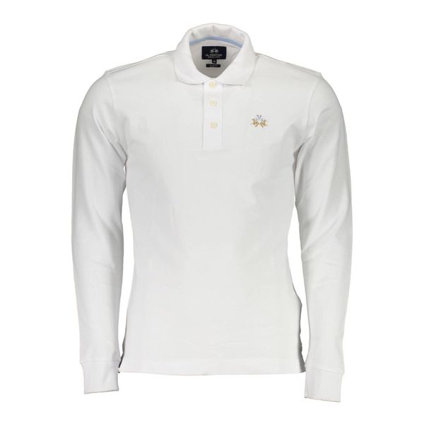 La Martina LA MARTINA POLO SHIRT LONG SLEEVES MAN WHITE
