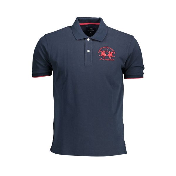 La Martina LA MARTINA POLO SHORT SLEEVE MAN BLUE