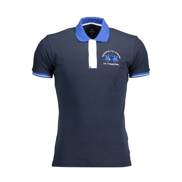 La Martina LA MARTINA POLO SHORT SLEEVE MAN BLUE