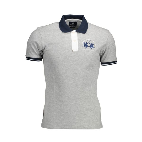 La Martina LA MARTINA POLO SHORT SLEEVE MAN GRAY