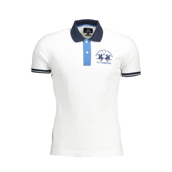 La Martina LA MARTINA POLO SHORT SLEEVE MAN WHITE