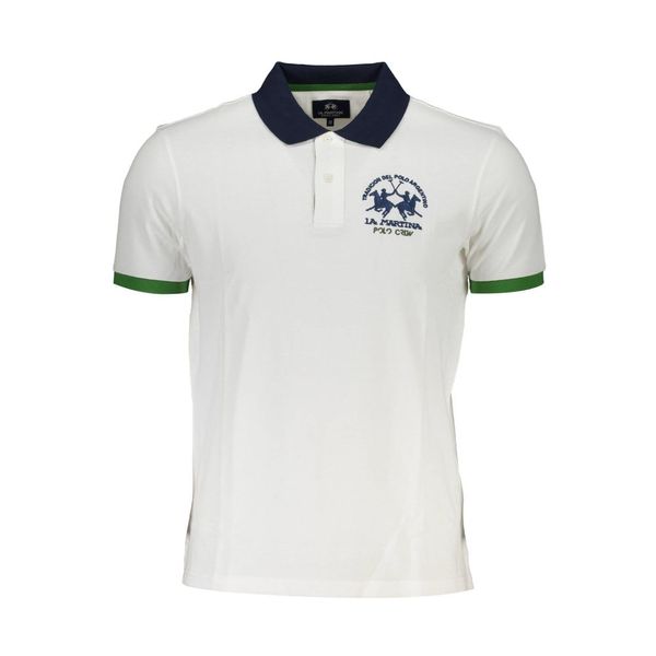 La Martina LA MARTINA POLO SHORT SLEEVE MAN WHITE