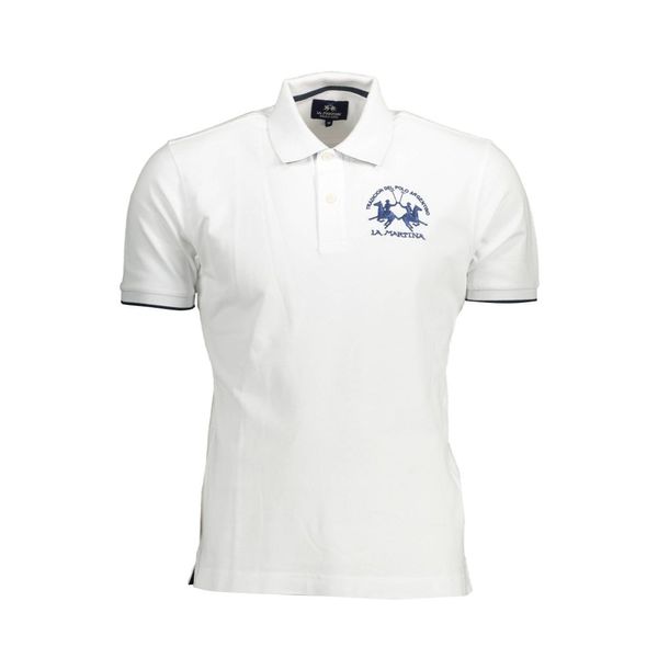La Martina LA MARTINA POLO SHORT SLEEVE MAN WHITE