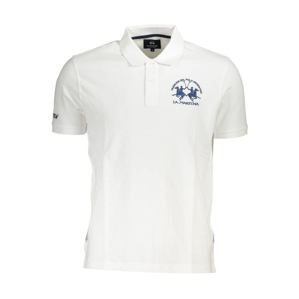 La Martina LA MARTINA POLO SHORT SLEEVE MAN WHITE