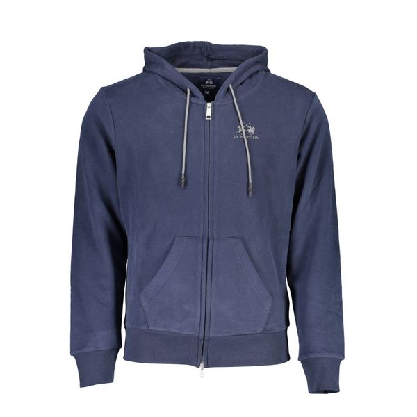 La Martina LA MARTINA SWEATSHIRT WITH ZIP MAN BLUE