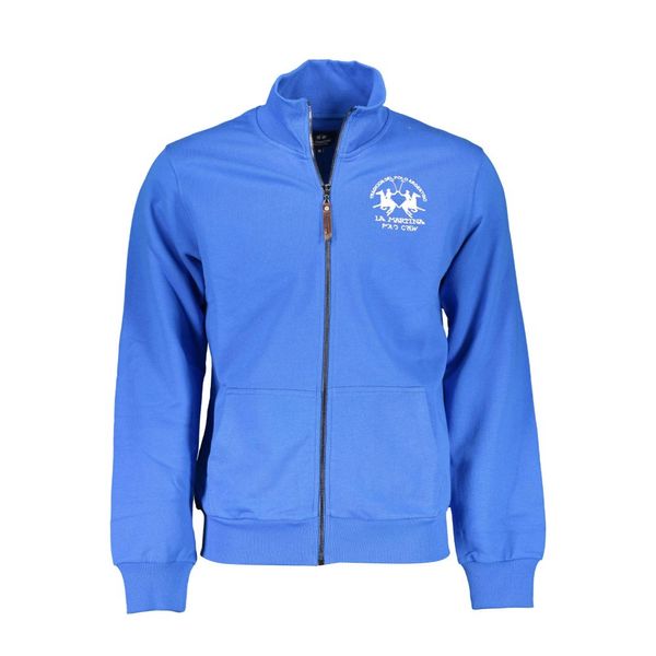 La Martina LA MARTINA SWEATSHIRT WITH ZIP MAN BLUE