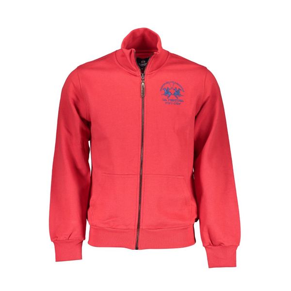 La Martina LA MARTINA SWEATSHIRT WITH ZIP MAN RED