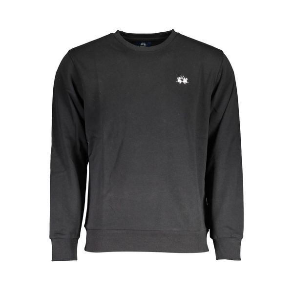 La Martina LA MARTINA SWEATSHIRT WITHOUT ZIP BLACK MAN