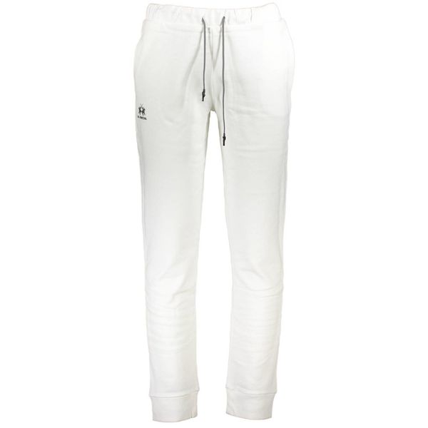 La Martina LA MARTINA WHITE MEN'S TROUSERS