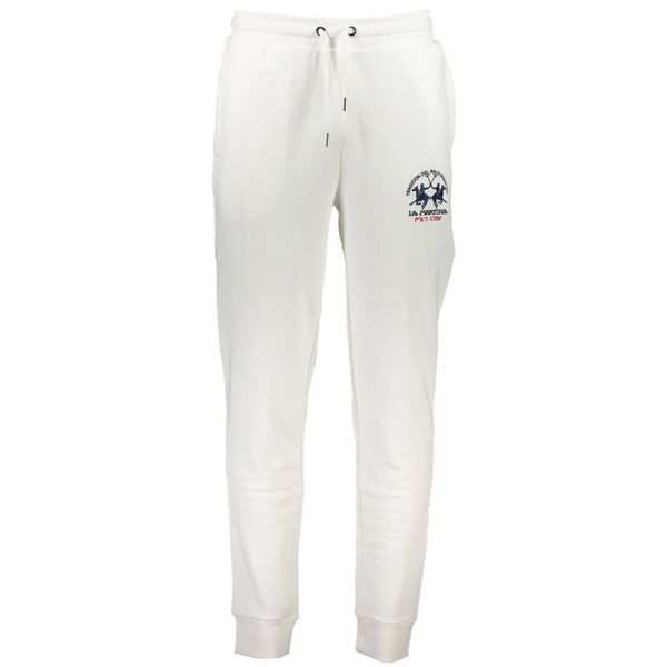La Martina LA MARTINA WHITE MEN'S TROUSERS