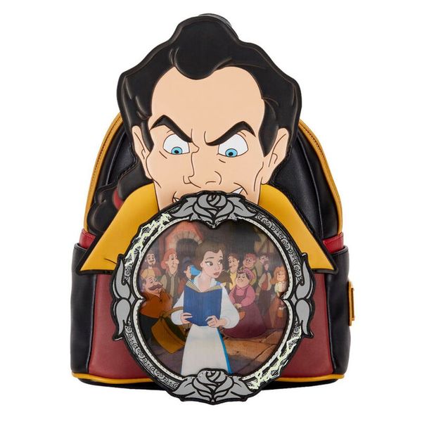 LOUNGEFLY Loungefly  Disney Beauty and the Beast Villains Gaston Scene ruksak 26cm
