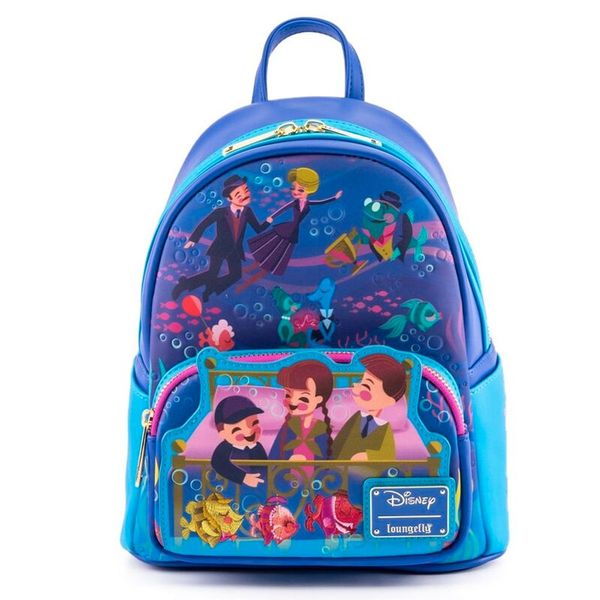 LOUNGEFLY Loungefly Disney Bedknobs and Broomsticks Underwater ruksak 26 cm