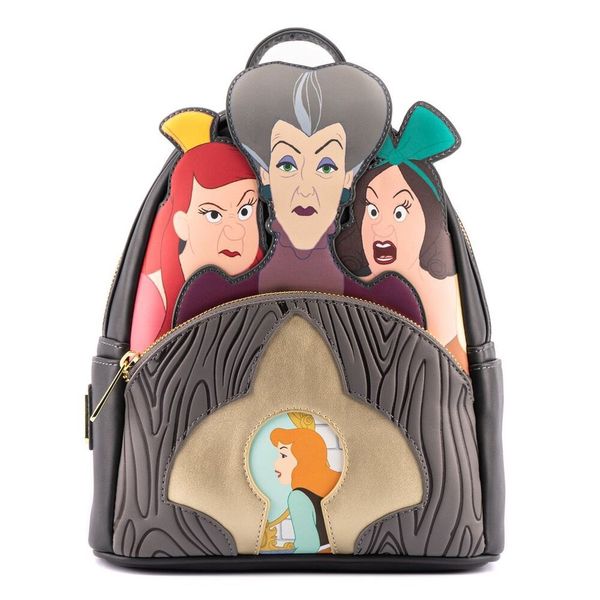 LOUNGEFLY Loungefly Disney Cinderella Evil Stepmother and Stepsisters Villains ruksak 26cm