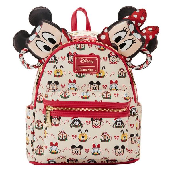 LOUNGEFLY Loungefly Disney Mickey & Minnie Hot Cocoa backpack + ear headband