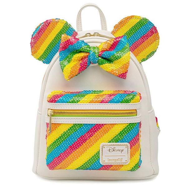 LOUNGEFLY Loungefly Disney Minnie Rainbow ruksak 26cm