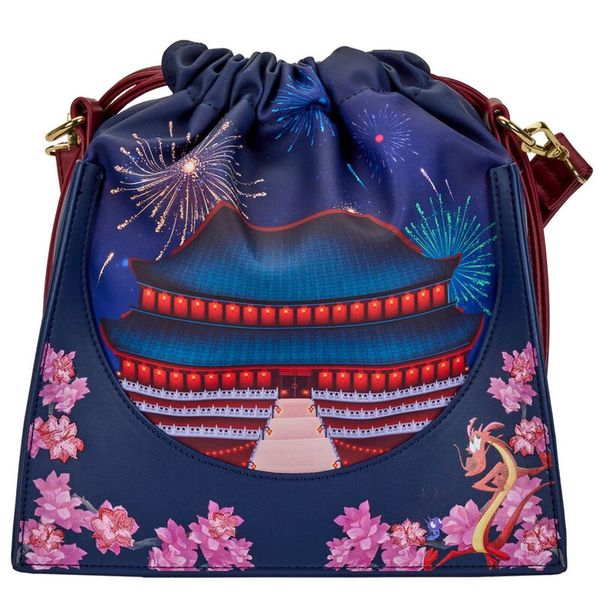 LOUNGEFLY Loungefly Disney Mulan Castle crossbody bag